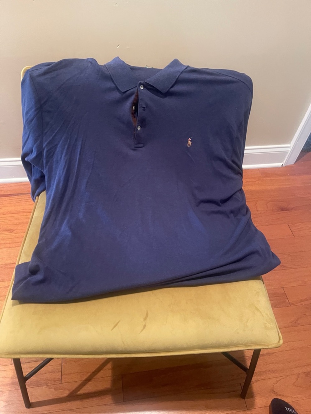 Ralph Lauren Men’s Dark Blue Polo with Embroidered Pony